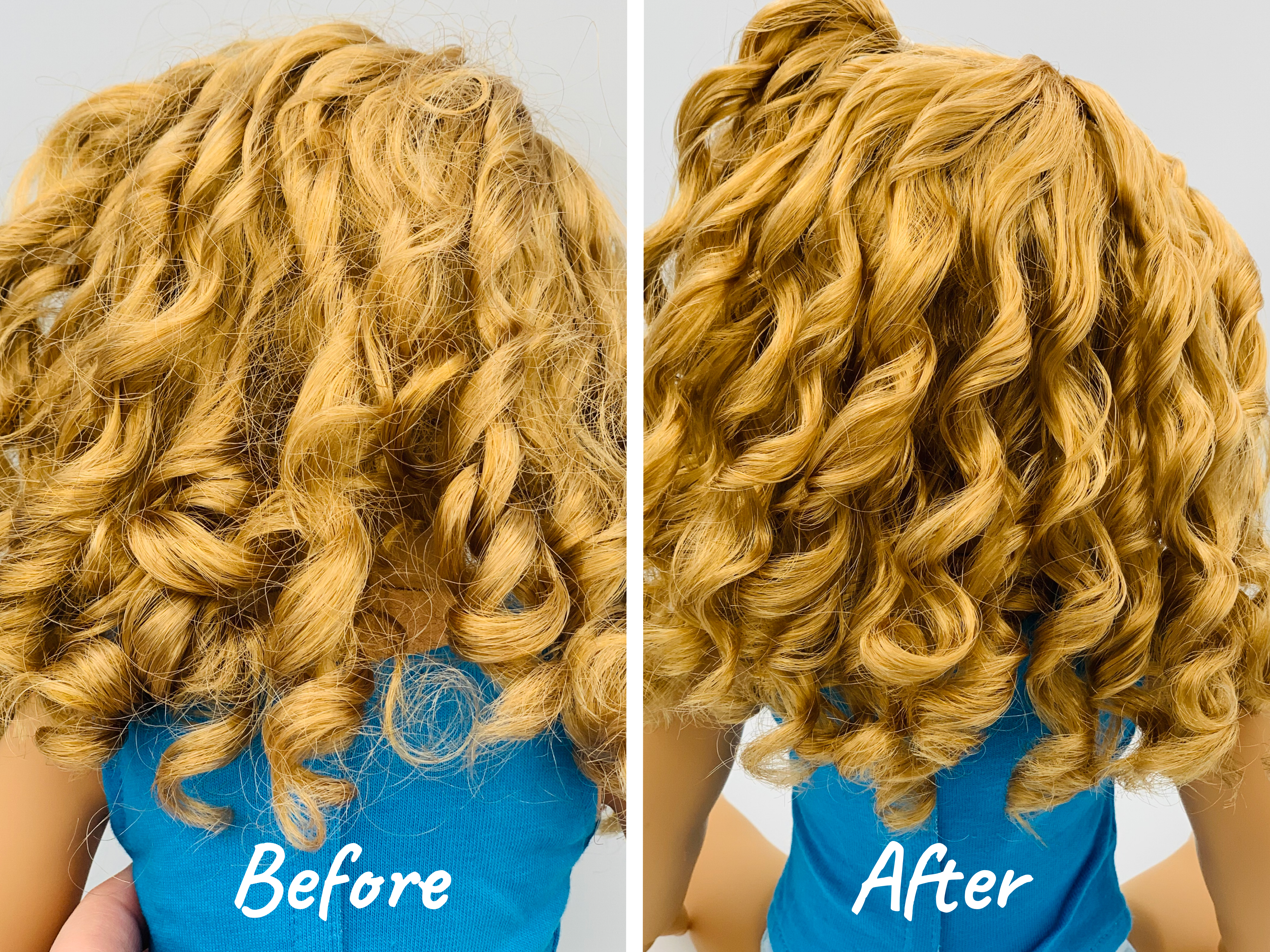 How to Re-curl American Girl Doll Hair